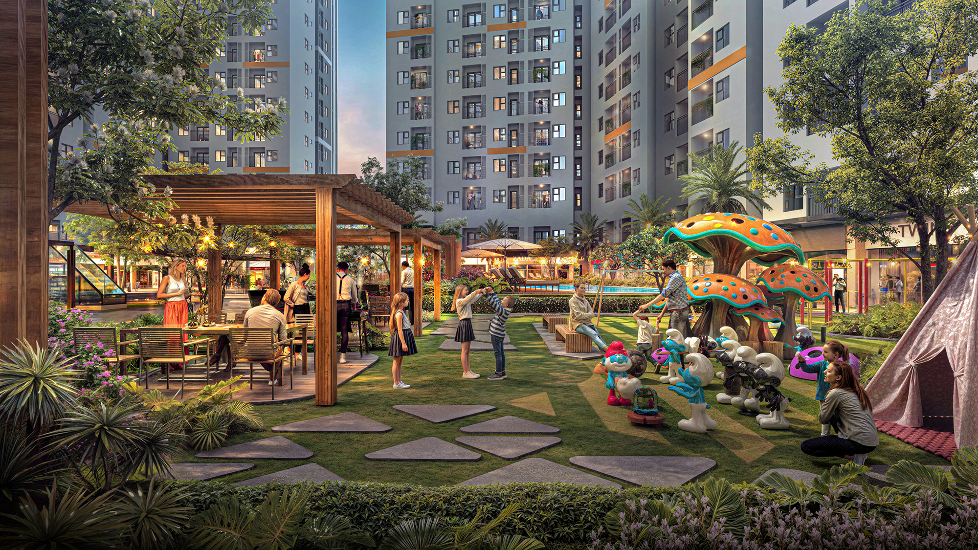 phối cảnh destino centro